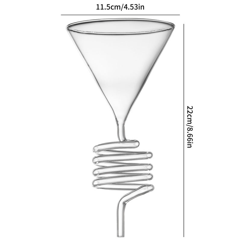 Pour-Over Kaffeefilter-Halter Spiral-Design