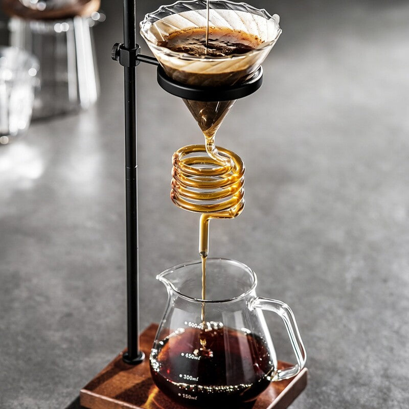 Pour-Over Kaffeefilter-Halter Spiral-Design