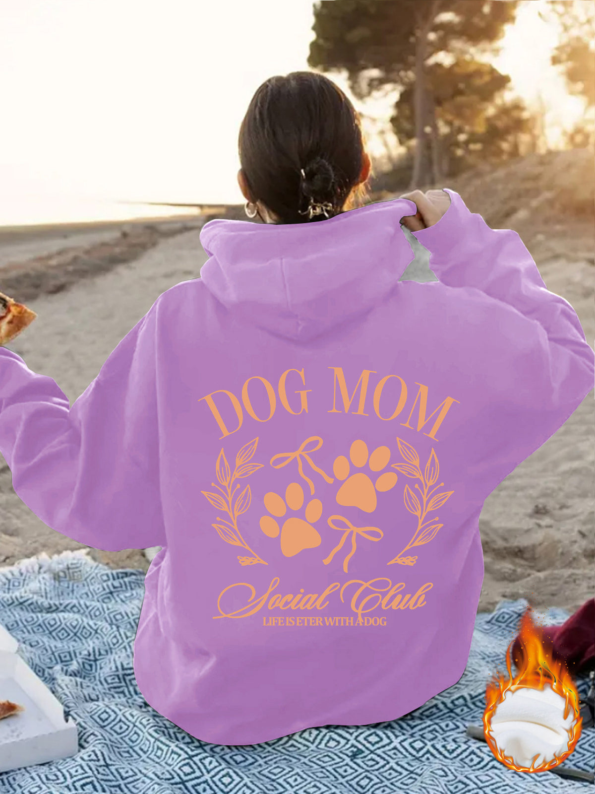 Hoodie mit Hundemotiv