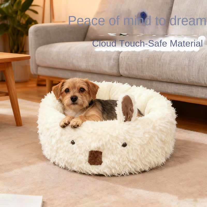 Warmes Winterbett für Hunde