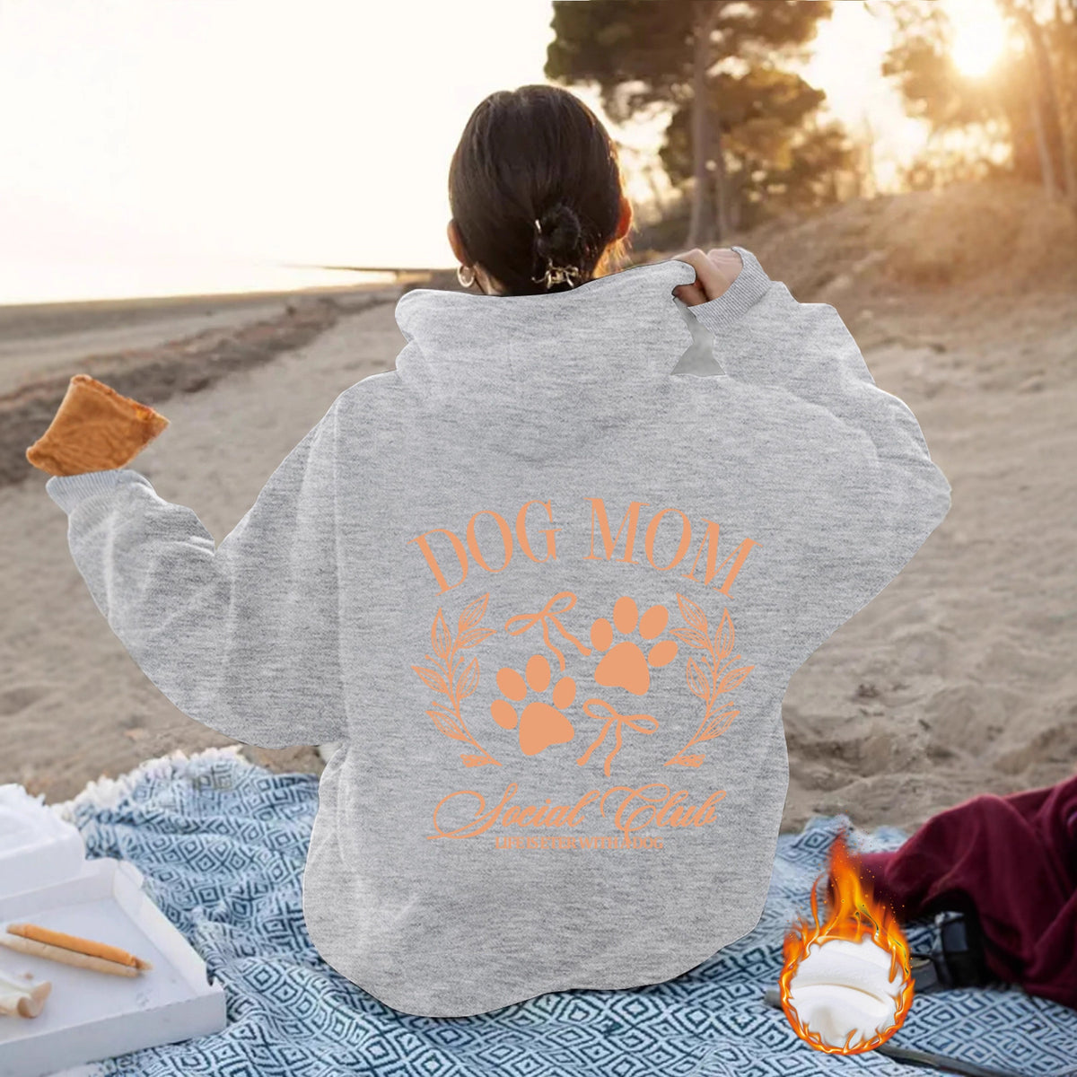 Hoodie mit Hundemotiv