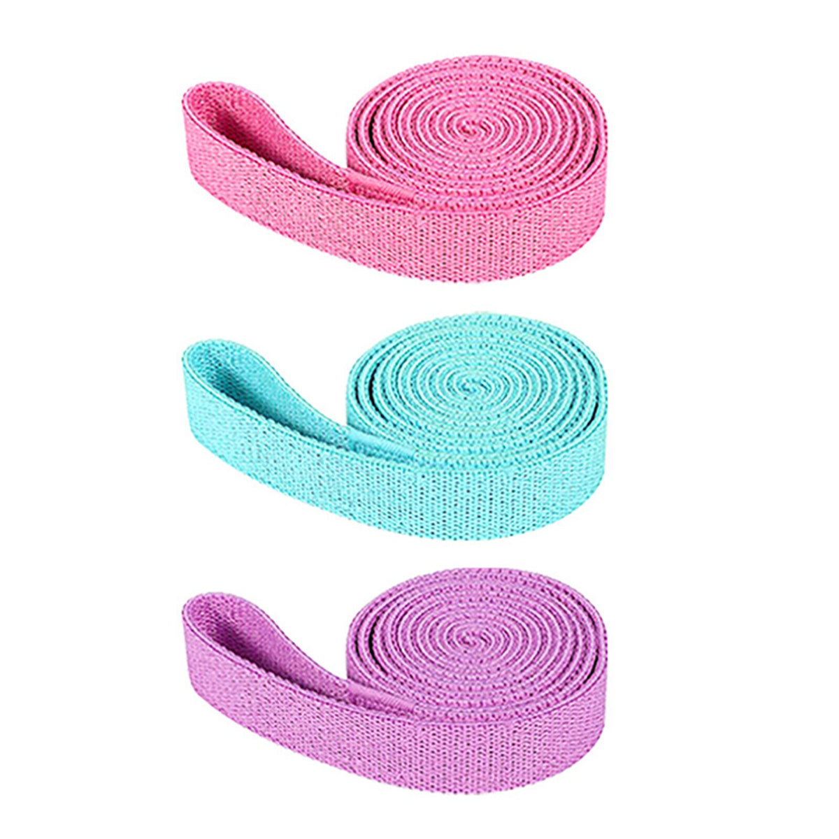 Dehnbänder-Set für Yoga &amp; Pilates (3 Stück)