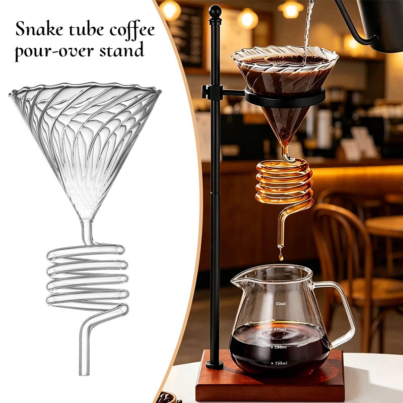 Pour-Over Kaffeefilter-Halter Spiral-Design