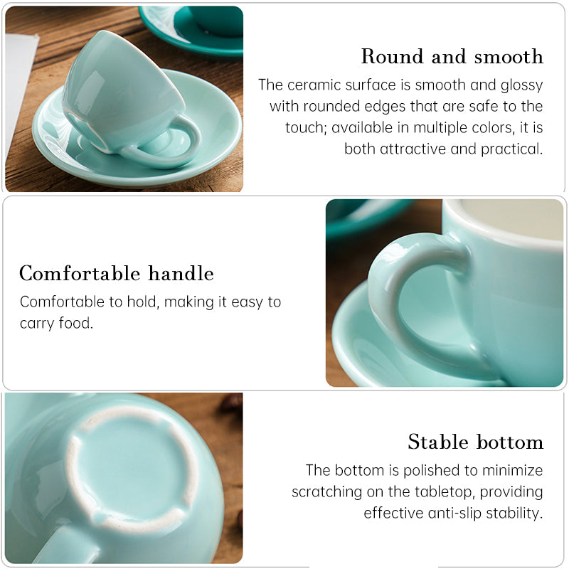 Nordic-Kaffeetassen-Set Keramik