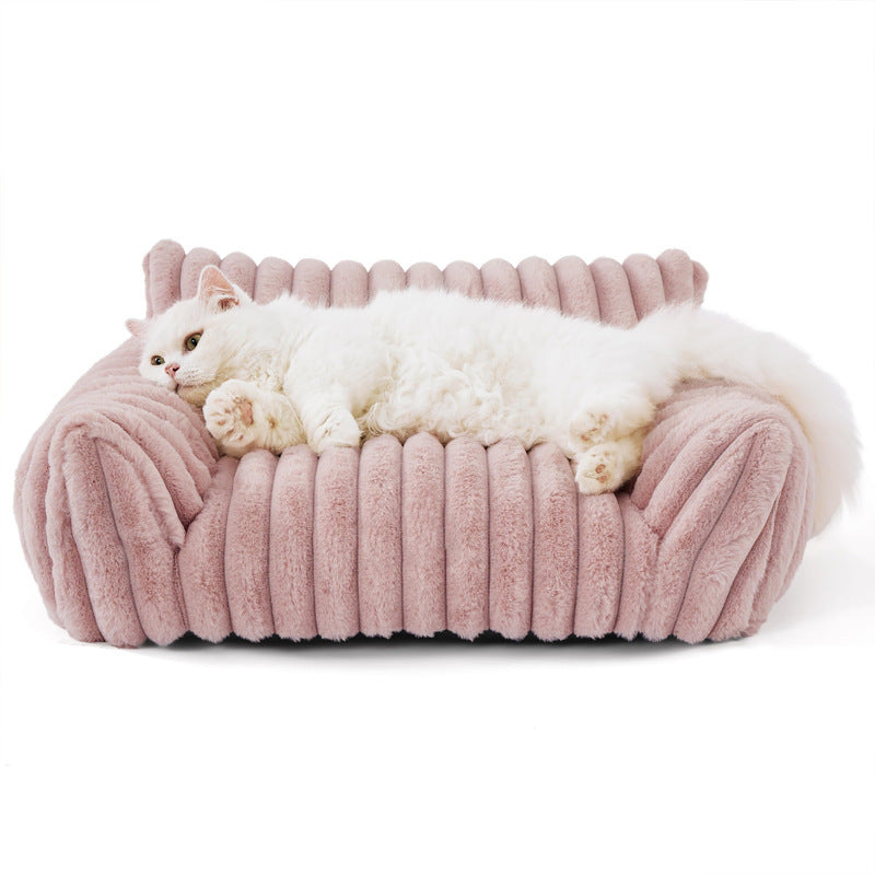 Hundebett-Sofa mit abnehmbarem Bezug, waschbar