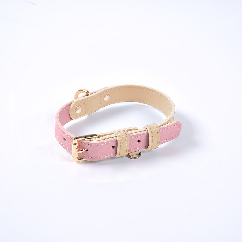 Echtleder-Halsband für Haustiere