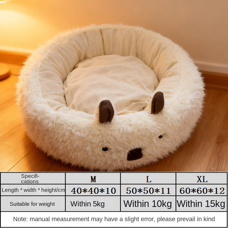 Warmes Winterbett für Hunde
