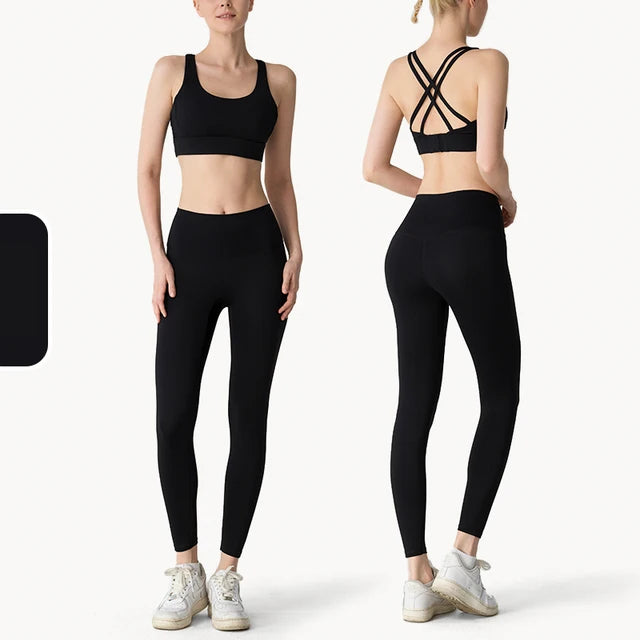 Yoga-Trainingsoutfit zweiteilig