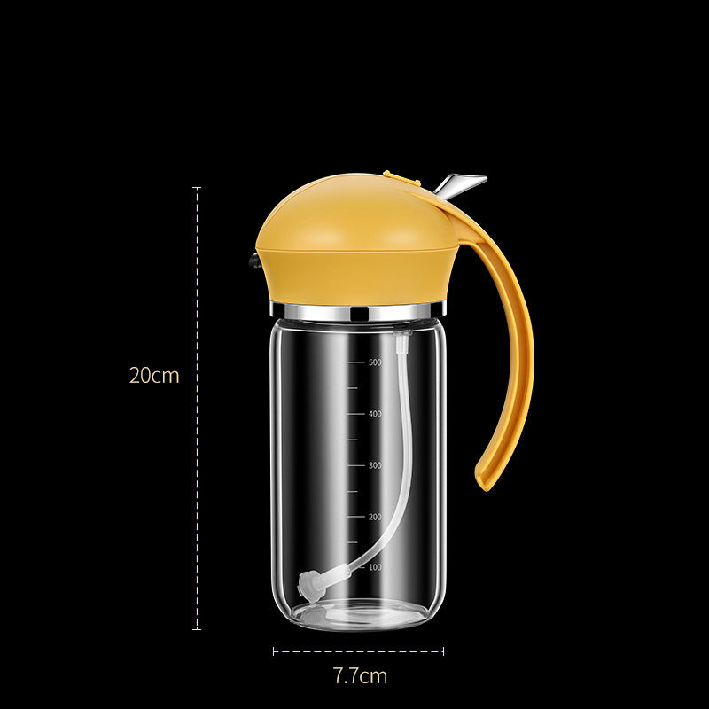 Öl-Sprühflasche 2-in-1, Glas mit Dosierer