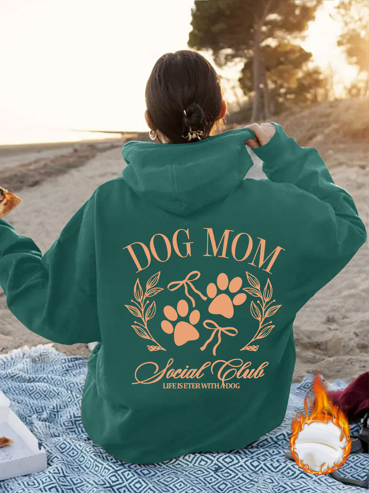 Hoodie mit Hundemotiv