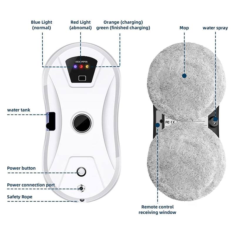 Smarter Fensterreinigungsroboter