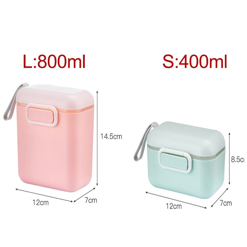 New Baby Milk Powder Portable Baby Food Storage Box Essential Cereal Infant Milk Powder Box Toddle Snacks Container