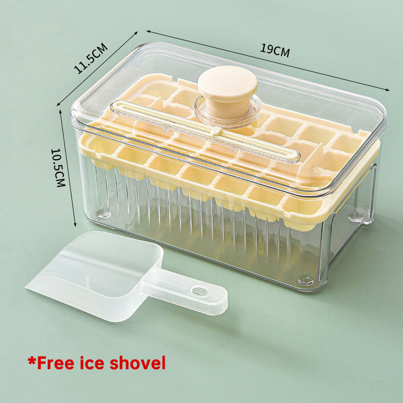Eiswürfel-Form Silikon mit Deckel, Drucksystem