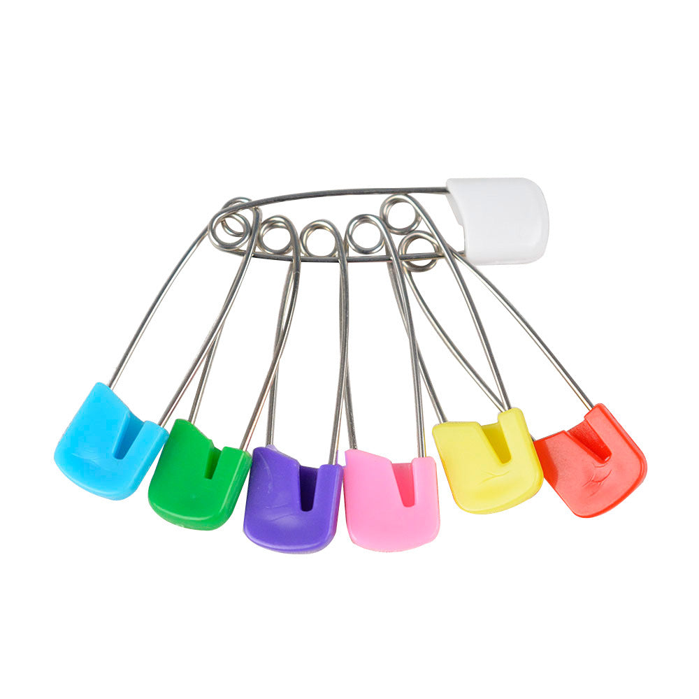 Baby Child Safety Pins Smiley Pins Plastic Safety Pins Medium Size About 40 Large Size About 55 mm