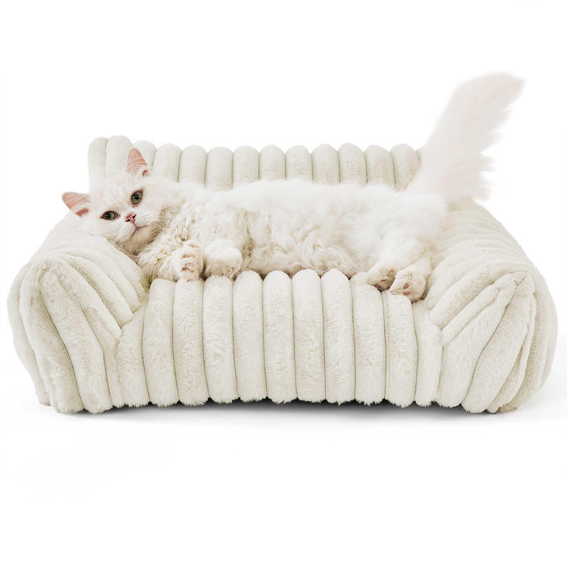 Hundebett-Sofa mit abnehmbarem Bezug, waschbar
