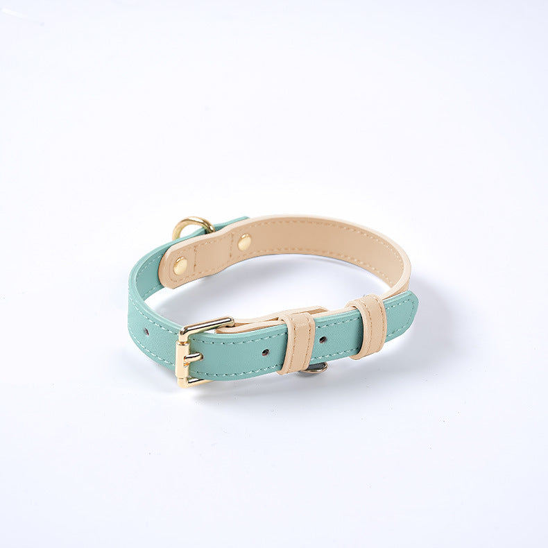 Echtleder-Halsband für Haustiere