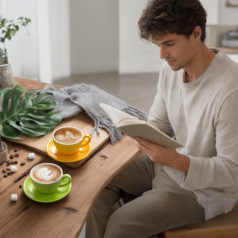 Nordic-Kaffeetassen-Set Keramik