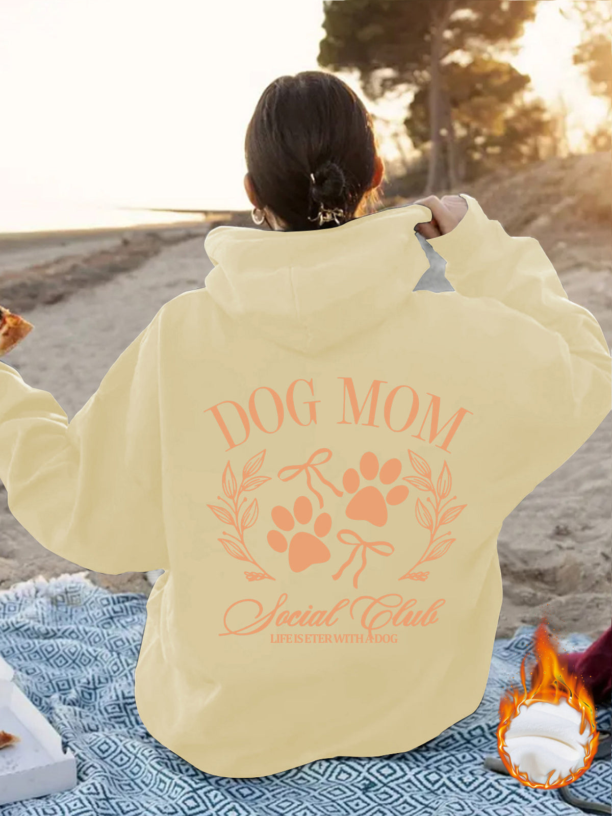 Hoodie mit Hundemotiv