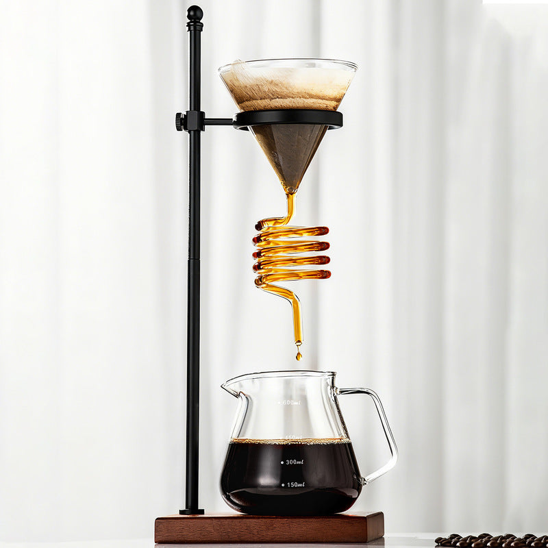 Pour-Over Kaffeefilter-Halter Spiral-Design