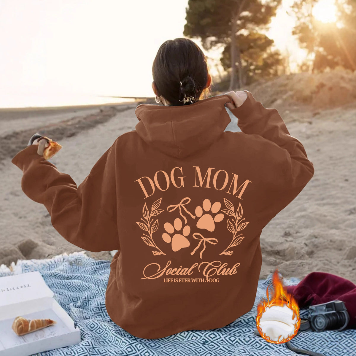 Hoodie mit Hundemotiv