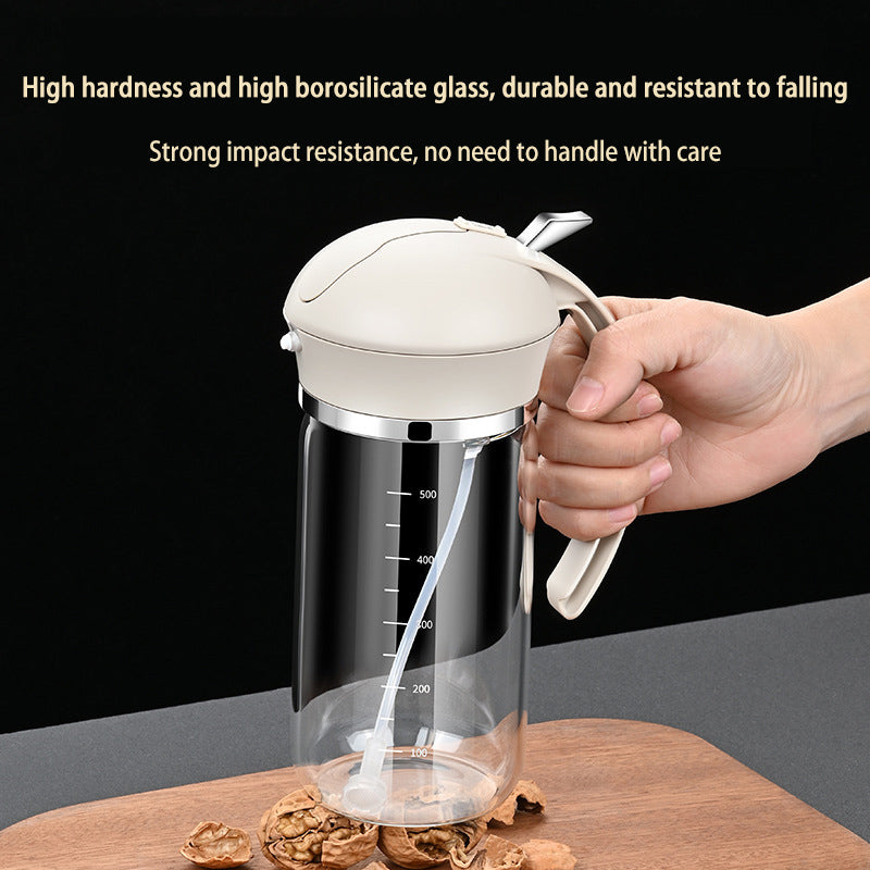 Öl-Sprühflasche 2-in-1, Glas mit Dosierer