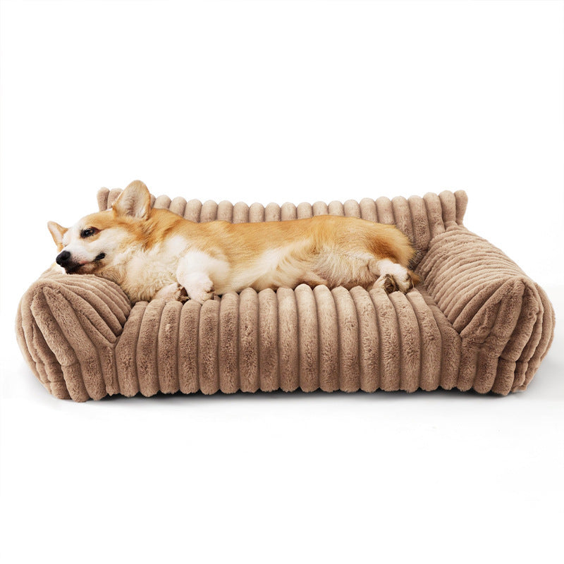 Hundebett-Sofa mit abnehmbarem Bezug, waschbar