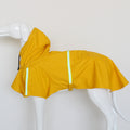 Hunde-Regenmantel mit Kapuze, Poncho-Stil, reflektierend