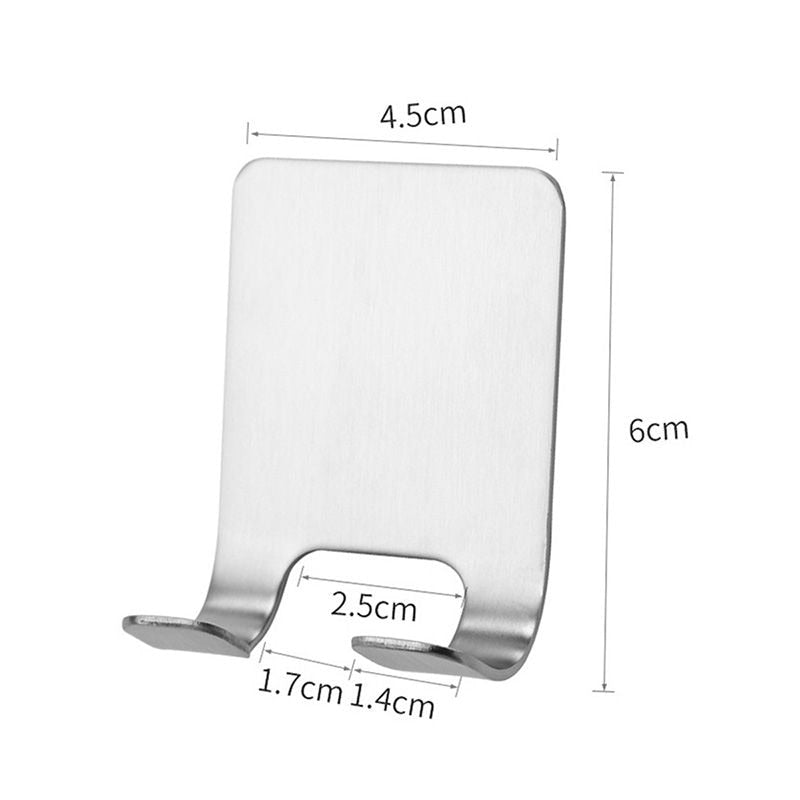 Rasierer-Halter Edelstahl, Bad-Organizer