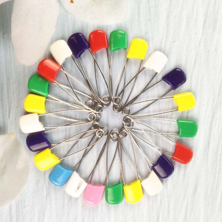 Baby Child Safety Pins Smiley Pins Plastic Safety Pins Medium Size About 40 Large Size About 55 mm