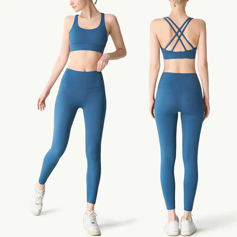 Yoga-Trainingsoutfit zweiteilig