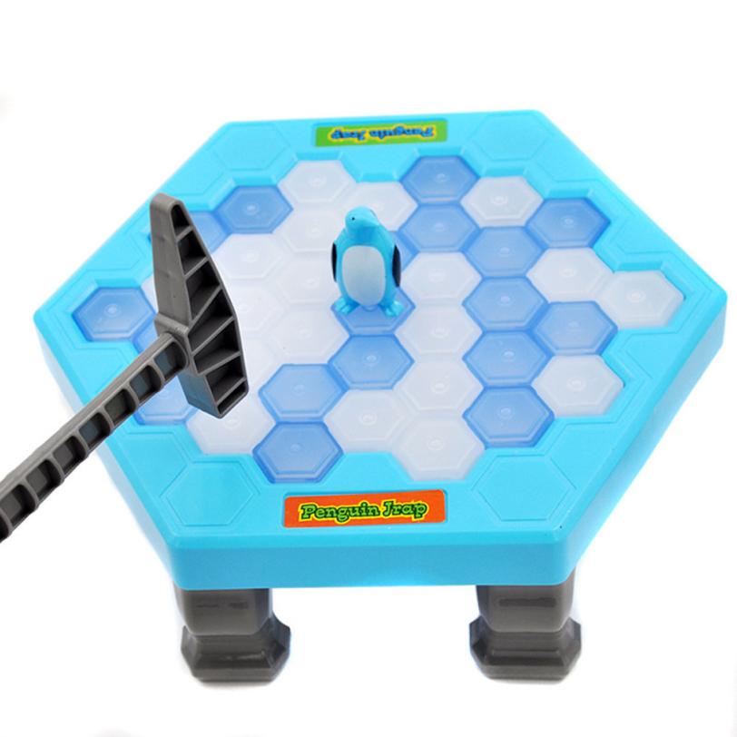 Save Penguin Ice Kids Puzzle Game Break Ice Block Hammer Trap Party Toy Cherryb