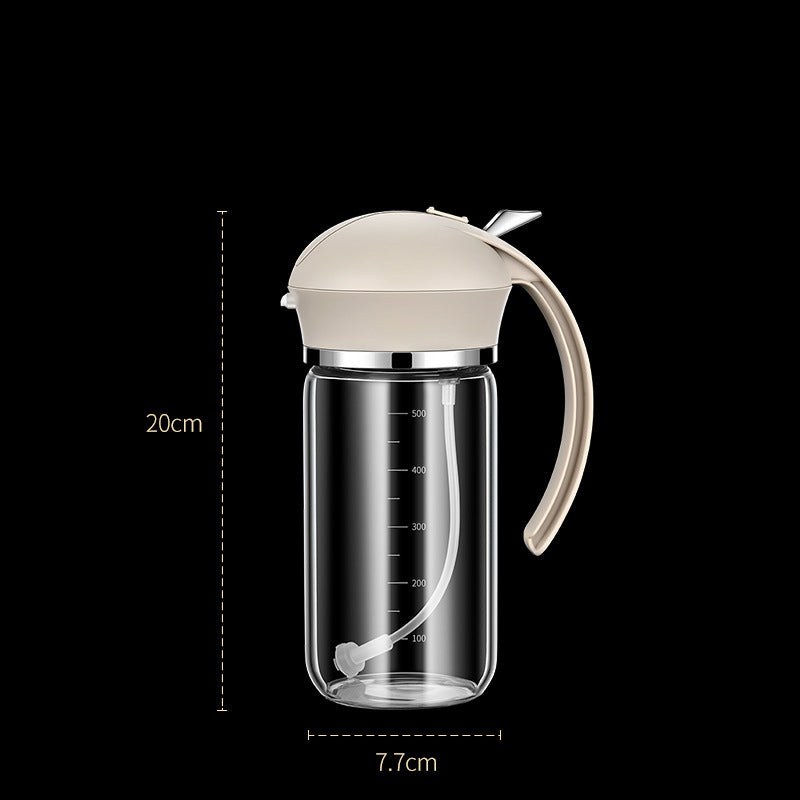 Öl-Sprühflasche 2-in-1, Glas mit Dosierer
