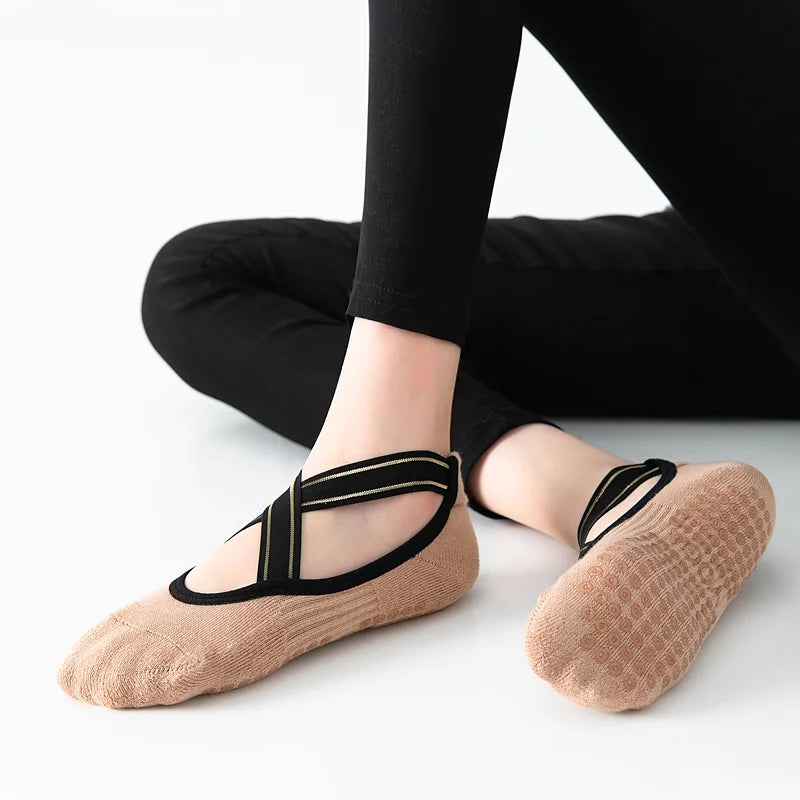 Rutschfeste Bandage-Yogasocken