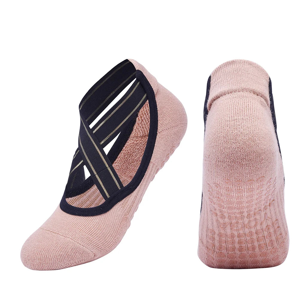 Rutschfeste Bandage-Yogasocken
