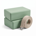 Yoga-Block und Gurt Set
